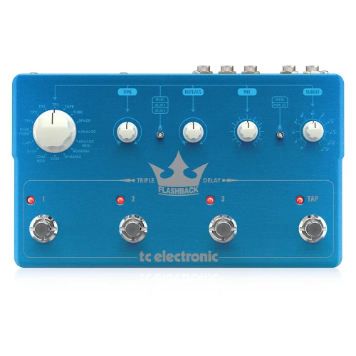 TC Electronic FLASHBACK TRIPLE DELAY Intuitive Three-Engine Delay Pedalı 1