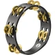 Meinl CTA2B-BK Brass jingle Wood 8" Compact Tamburin 1