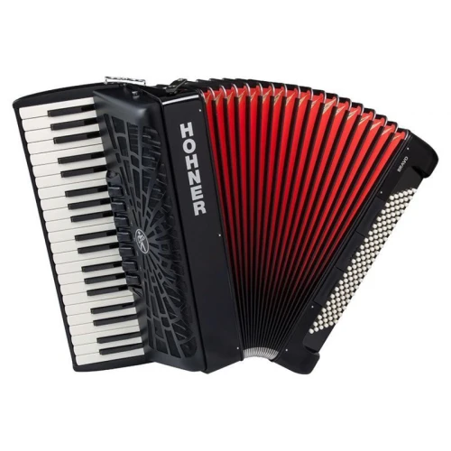 Hohner A16822 Bravo III 120 Akordiyon (Siyah) 1
