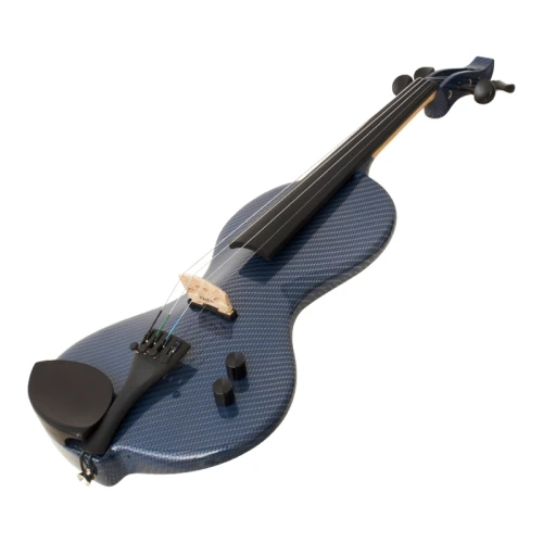 Kinglos CWDS-B1311 Blue Carbon Fiber 4/4 Elektro Keman 3