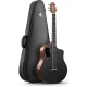 Donner RISING-G1 Carbon Fiber Akustik Gitar (Dyed Brown ) 1