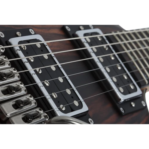 Schecter C-1 Exotic Ebony Elektro Gitar (Natural Satin) 6