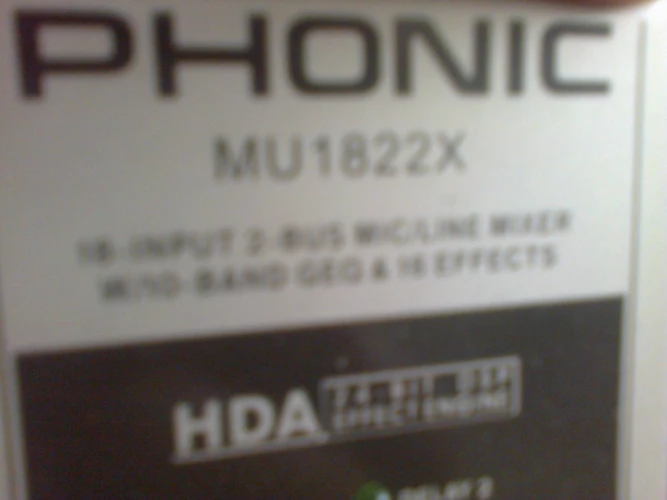 PHONIC MU1822x DEK MİKSER AMERİKAN 7