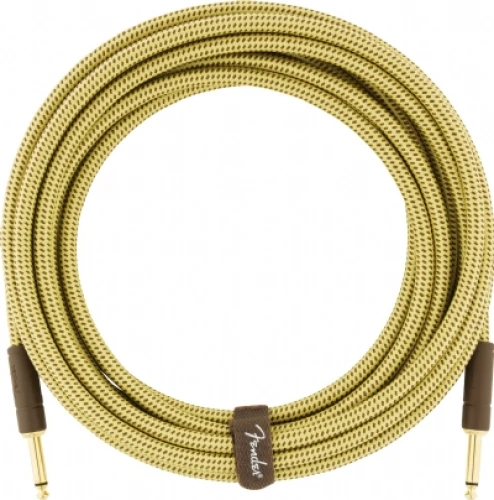 Fender Deluxe Düz/Düz Uçlu 3m Tweed Enstrüman Kablosu 5
