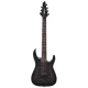 Jackson JS Dinky Arch Top JS22Q-7 DKA HT Amaranth Klavye Transparent Black Burst 7 Telli Elektro Gitar 1