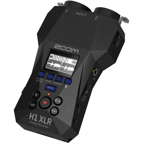 Zoom H1 XLR Digital Handy Recorder (Siyah) 2