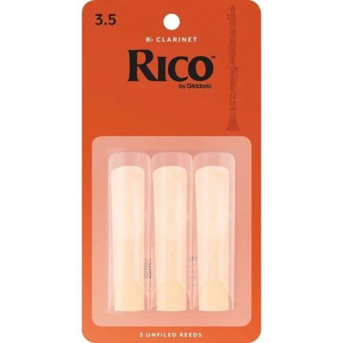 Rico Royal Rca0335 Bb Klarnet Kamışı, (3’lü Paket), No:3.5 1