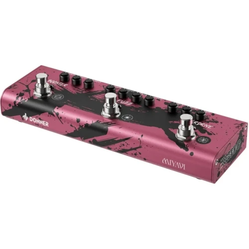 Donner Miyavi Signature Bloodsteel Triple Gitar Pedalı 2