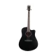 [Outlet] Donner DAG-1CB Cutaway Akustik Gitar-Siyah (OL 25-25065) 1