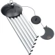 Meinl Sonic Energy MMC32S Ay Sembollü Meditation 32" Chime (Gümüş) 2