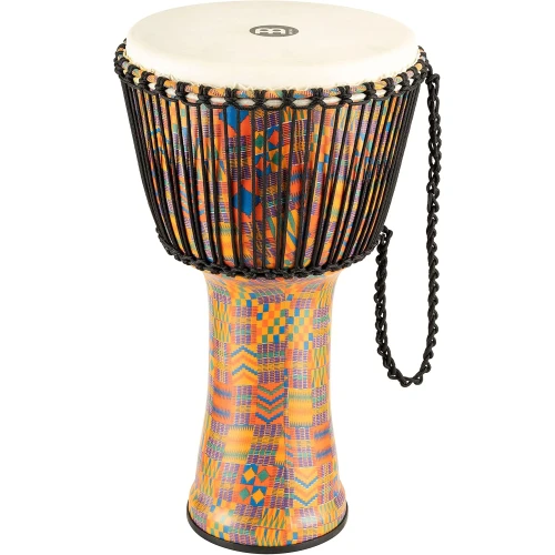 Meinl PADJ2-XL-G Travel Series X Large 14" Djembe "Kenyan Quilt" 1