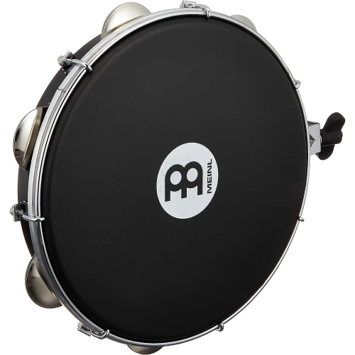 Meinl PA10A-BK-NH-H Pandeiro Black Napa Head Abs Mountable 10" Tamburin 1