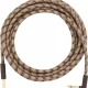 Fender Festival Düz/L Uçlu 5m Pure Hemp Brown Stripe Enstrüman Kablosu 6