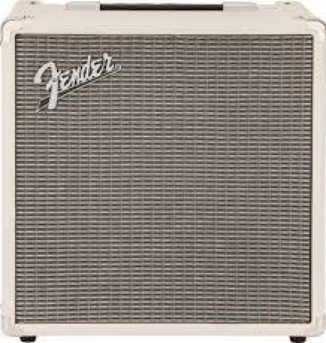 Fender Limited Edition Rumble 25 V3 Ivory Bas Gitar Amfisi UK 1
