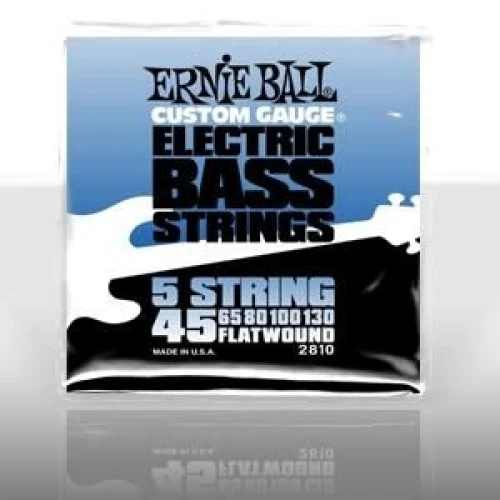 Ernie Ball P02810 Flat 45-130 (5 Telli) Bas Gitar Teli 1