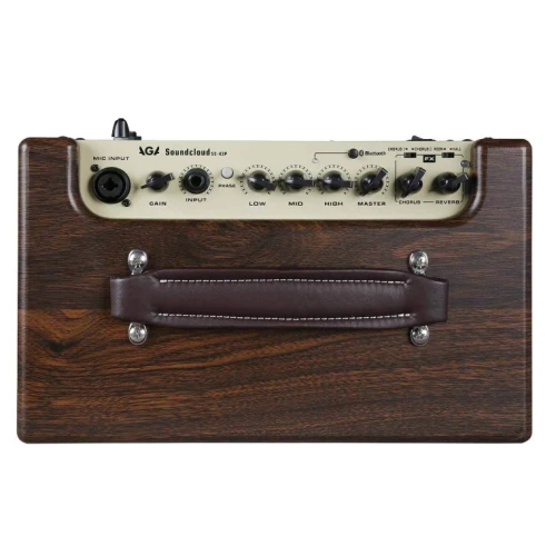 AGA SCX3P Bluetooth'lu 40W Pille Çalışabilen Akustik Amplifikatör 4