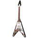 Epiphone Jimi Hendrix "Love Drops" Flying V Elektro Gitar (Ebony) 1
