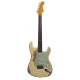Fender Custom Shop 62/63 Stratocaster Super Heavy Relic Gülağacı Klavye Aged Vintage White Elektro Gitar 1