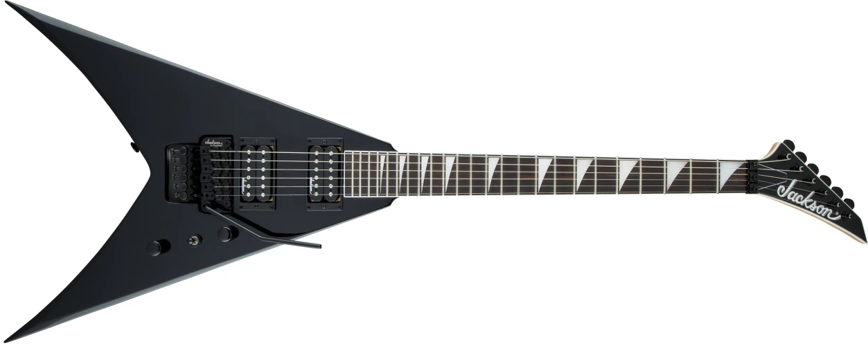 Jackson JS King V JS32 Amaranth Klavye Gloss Black Elektro Gitar 1