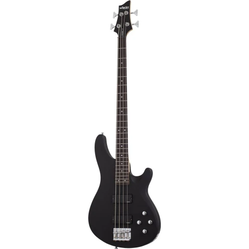 Schecter C-4 Deluxe Bas Gitar (Satin Black) 1