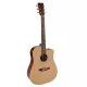 SX SD204CE Cutaway Elektro Akustik Gitar (Natural) 1