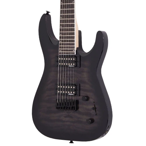 Jackson JS Dinky Arch Top JS22Q-7 DKA HT Amaranth Klavye Transparent Black Burst 7 Telli Elektro Gitar 4