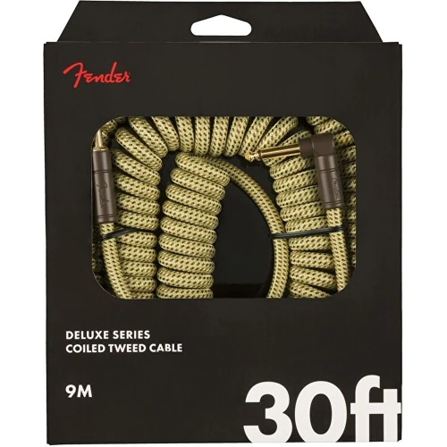 Fender Deluxe Coil Cable 9m Tweed Enstrüman Kablosu 2