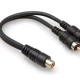 HOSA RCA (F) <-> Dual RCA (M) Y-kablo 1