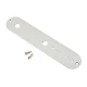Fender Vintage Telecaster Control Plate 2-Hole Chrome Gitar Yedek Parça 3