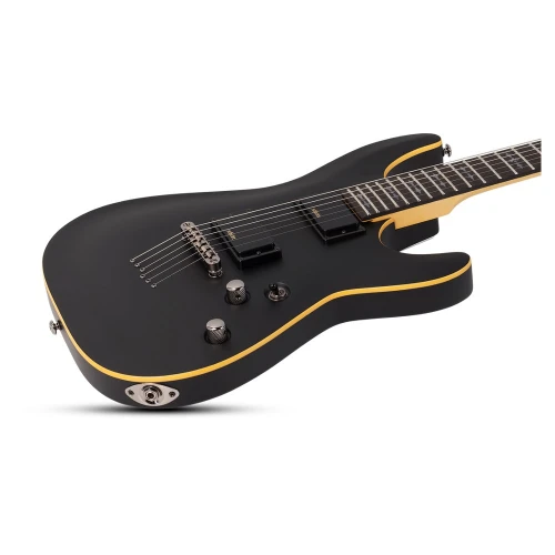 Schecter Demon-6 Elektro Gitar (Aged Black Satin) 3