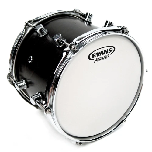 EVANS B12G2 12" DERİ TOM VE TRAMPET KUMLU BEYAZ ÇİFT KAT 3