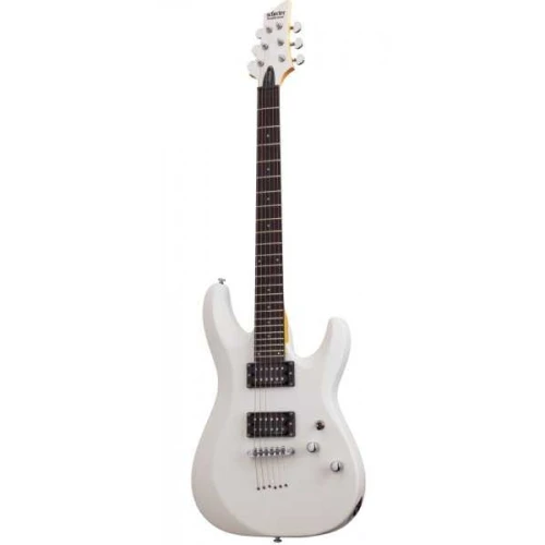 Schecter C-6 Deluxe Elektro Gitar (Satin White) 1