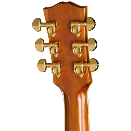 Epiphone Hummingbird Deluxe EC Elektro Akustik Gitar (Autumn Burst) 6