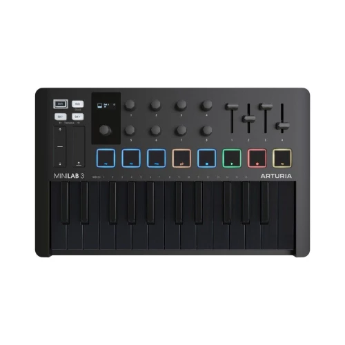 Arturia MiniLab 3 Deep Black 1