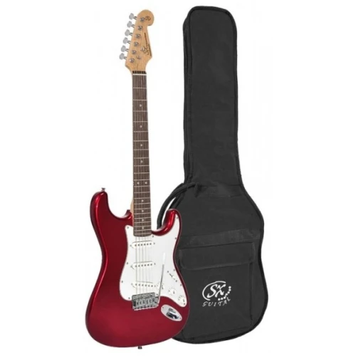 SX ED1-CAR Elektro Gitar (Candy Apple Red) 1