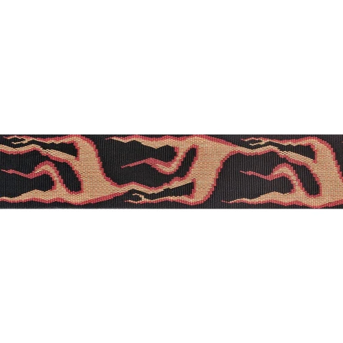 Planetwaves 50F01 Gitar Askısı, 50mm Dokuma, Fluid Flames 3