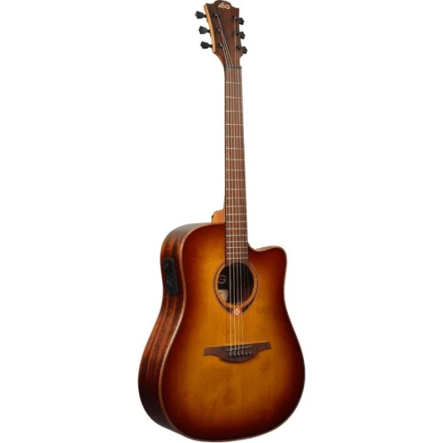 LAG GLA T118DCE-BRS Dreadnought Cutaway Elektro Akustik Gitar 1