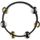Meinl CTA2B-BK Brass jingle Wood 8" Compact Tamburin 2