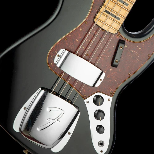 Fender Custom Shop 1968 Jazz Bass Journeyman Relic Aged Black Bas Gitar 3