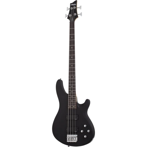 Schecter C-4 Deluxe Bas Gitar (Satin Black) 1