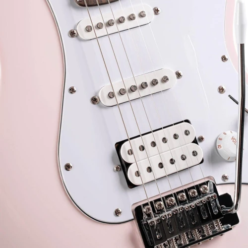 CORT G200PPK ELEKTRO GİTAR, PASTEL PEMBE, POWER SOUND (H-S-S) 3
