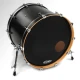 EVANS BD18RB DERİ 18 EQ3 RESONANT SİYAH KİCK ÖN DELİKLİ TEK KAT 2