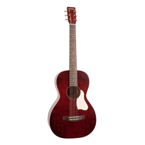 Art & Lutherie Roadhouse Parlor-Style Elektro Akustik Gitar (Tennessee Red) 2