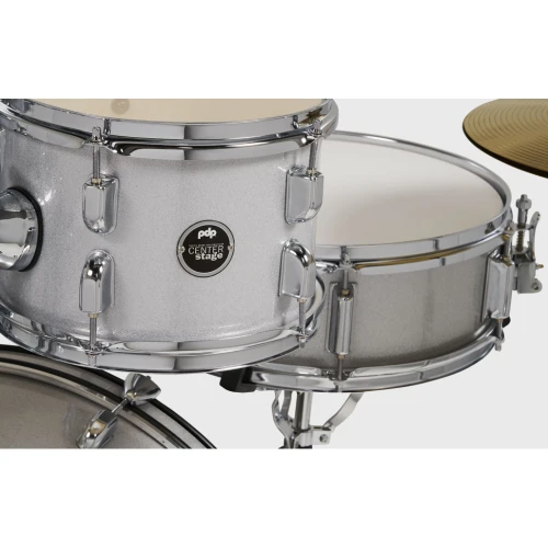 PDP Drums centerstage 22'' 5-Parça Akustik Davul Seti (Diamond White Sparkle) 6