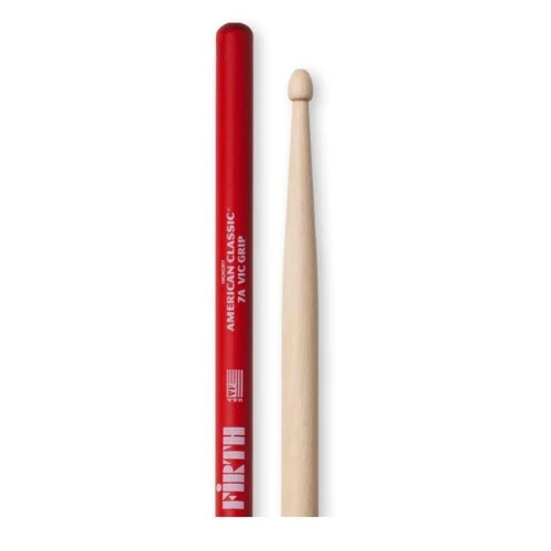 VICFIRTH V7AVG BAGET 7A GRIP, HICKORY, 0.540\"x15 1/2\", 2