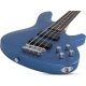 Schecter C-4 Deluxe Bas Gitar (Satin Metallic Blue) 3