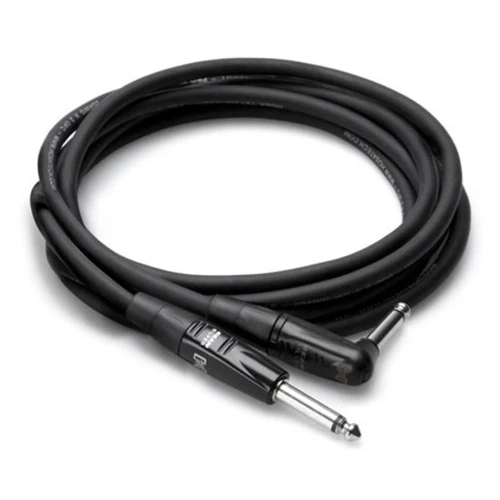 Hosa TS (M) - TS (M) 90 Açılı Profesyonel Gitar Kablosu 3 m (HGTR-010R) 1