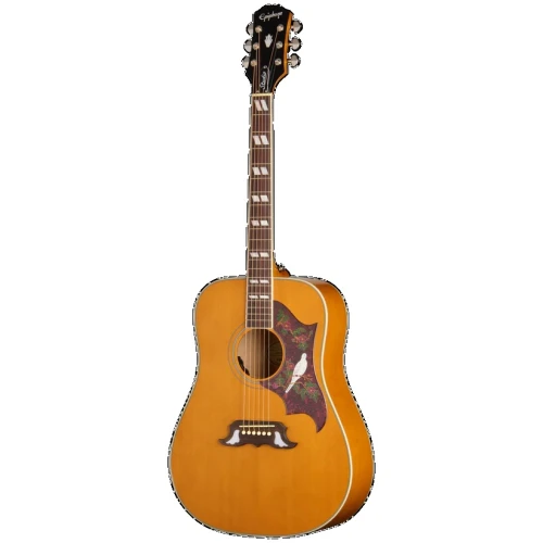 Epiphone Dove Studio Elektro Akustik Gitar (Antique Natural) 1
