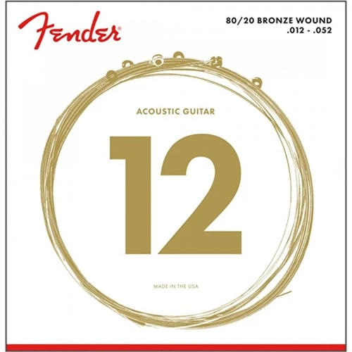 Fender 80/20 Bronze 70L 12-52 Akustik Gitar Teli 3