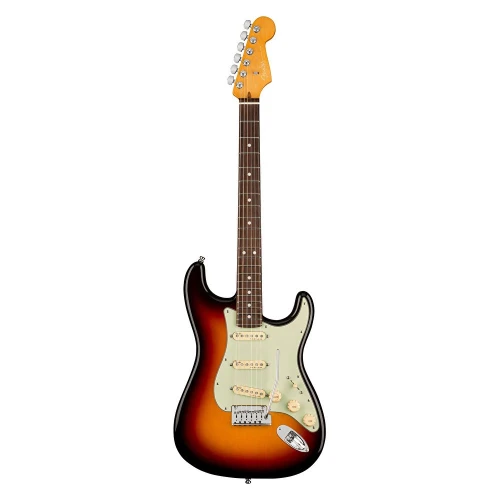 Fender American Ultra Stratocaster Gülağacı Klavye Ultraburst Elektro Gitar 2